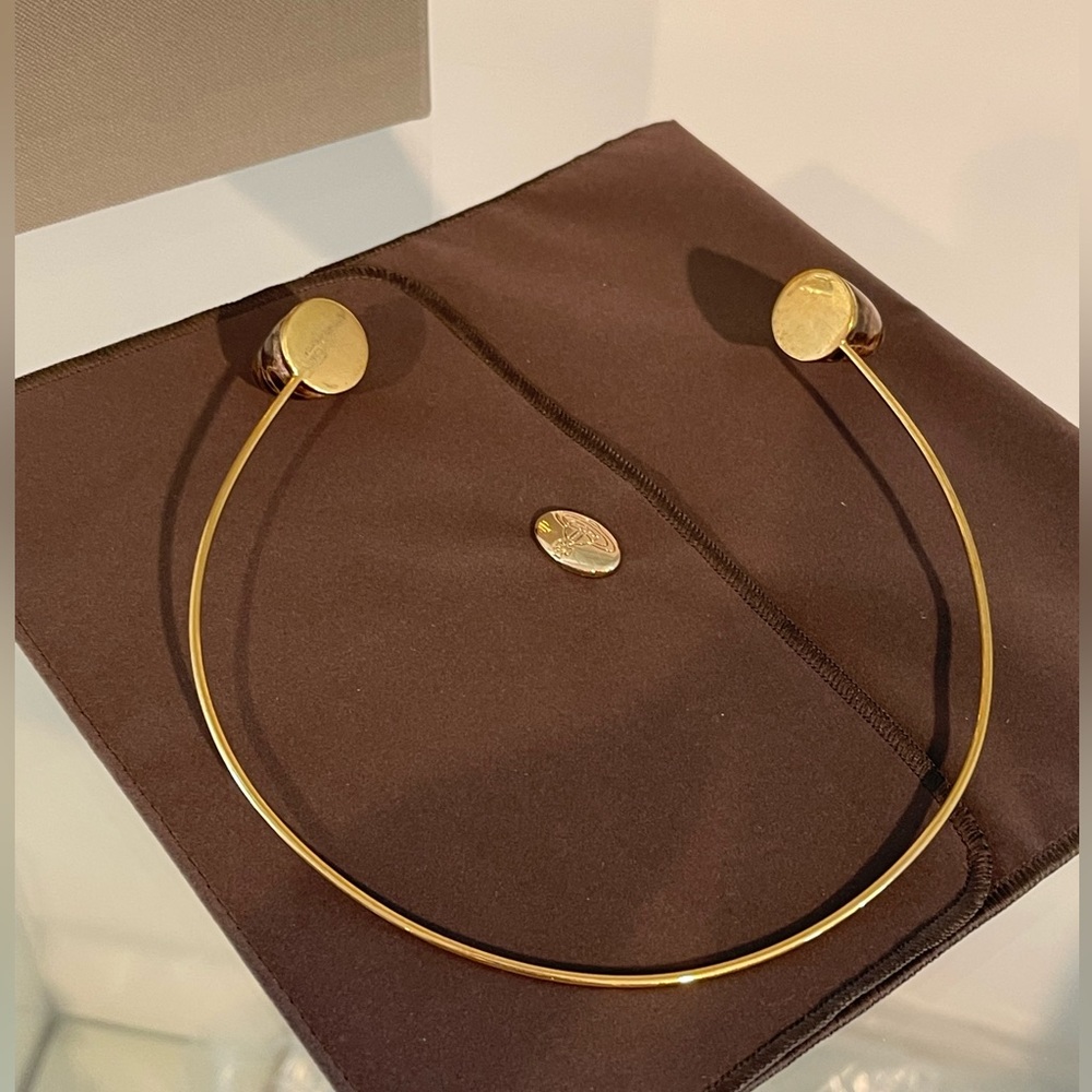 Vivienne Westwood Iconic Rare 2014 Horn Tiara Marble … Gem